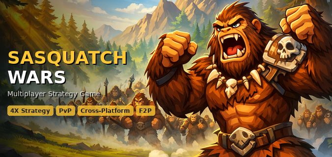 Sasquatch Wars header art